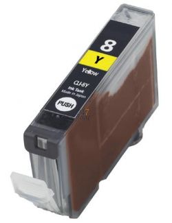 Compatible CANON CLI-8Y Inkt Cartridge  Geel van 247print.nl